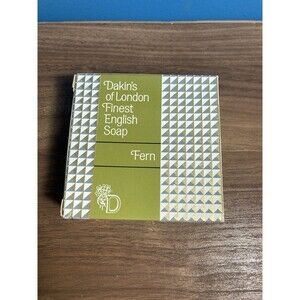 Harrod's London Fern Bath Soap Finely Milled Dakin’s Finest English Soap 4.5 Oz